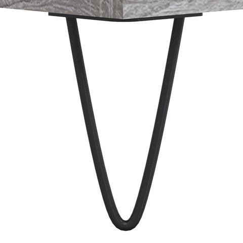 vidaXL Coffee Table Grey Sonoma 55x55x36.5 cm Engineered Wood