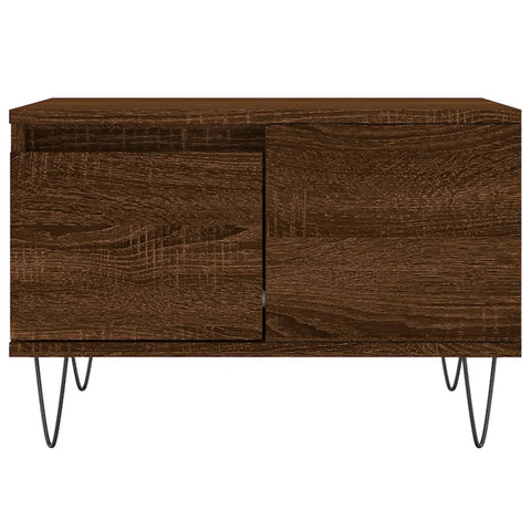 vidaXL Coffee Table Brown Oak 55x55x36.5 cm Engineered Wood