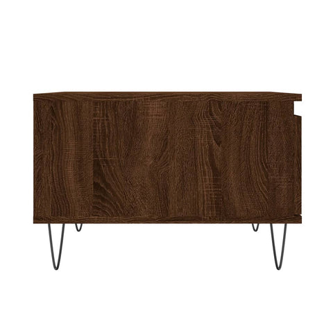 vidaXL Coffee Table Brown Oak 55x55x36.5 cm Engineered Wood