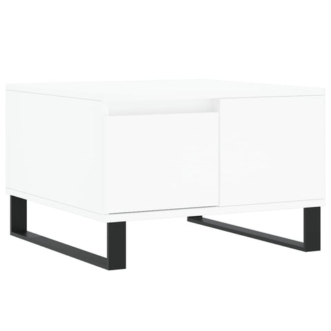 vidaXL Coffee Table White 55x55x36.5 cm Engineered Wood