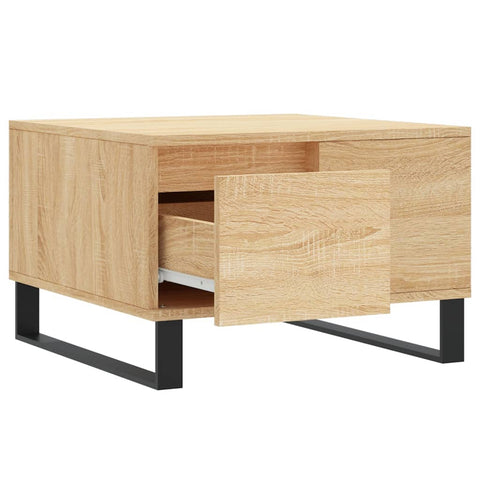 vidaXL Coffee Table Sonoma Oak 55x55x36.5 cm Engineered Wood