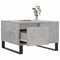 vidaXL Coffee Table Concrete Grey 55x55x36.5 cm Engineered Wood