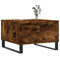 vidaXL Coffee Table Smoked Oak 55x55x36.5 cm Engineered Wood