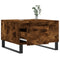 vidaXL Coffee Table Smoked Oak 55x55x36.5 cm Engineered Wood