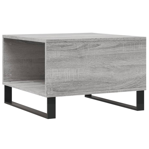 vidaXL Coffee Table Grey Sonoma 55x55x36.5 cm Engineered Wood