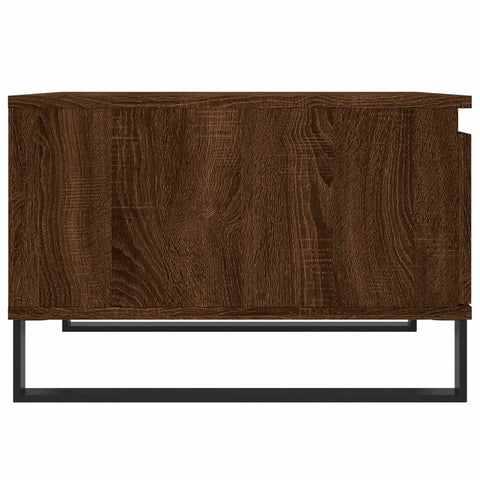 vidaXL Coffee Table Brown Oak 55x55x36.5 cm Engineered Wood