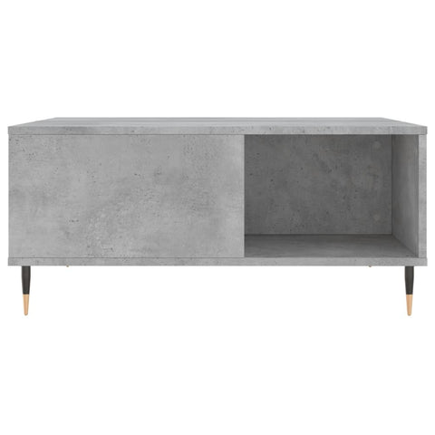 vidaXL Coffee Table Concrete Grey 80x80x36.5 cm Engineered Wood