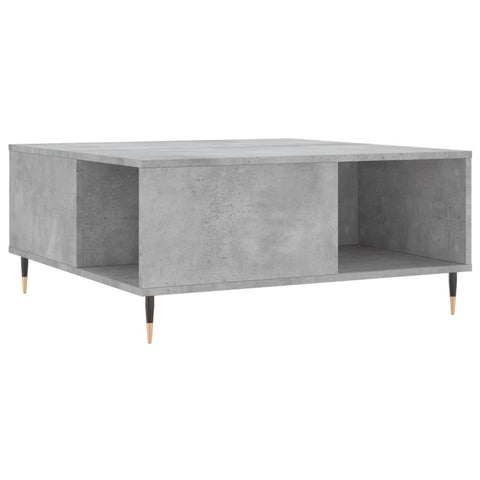 vidaXL Coffee Table Concrete Grey 80x80x36.5 cm Engineered Wood