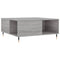 vidaXL Coffee Table Grey Sonoma 80x80x36.5 cm Engineered Wood