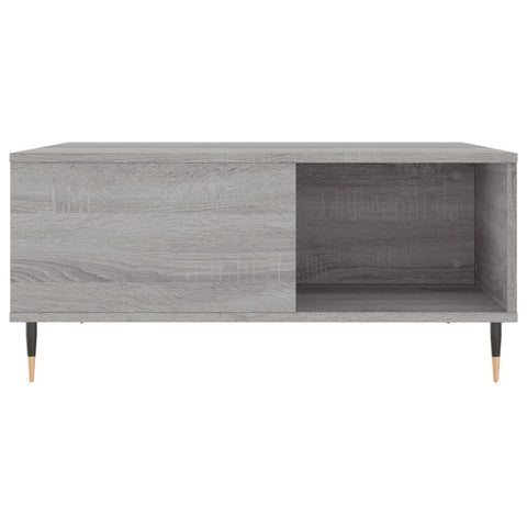 vidaXL Coffee Table Grey Sonoma 80x80x36.5 cm Engineered Wood
