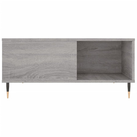 vidaXL Coffee Table Grey Sonoma 80x80x36.5 cm Engineered Wood