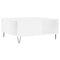 vidaXL Coffee Table White 80x80x36.5 cm Engineered Wood