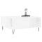 vidaXL Coffee Table White 80x80x36.5 cm Engineered Wood