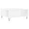vidaXL Coffee Table White 80x80x36.5 cm Engineered Wood
