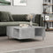 vidaXL Coffee Table Concrete Grey 80x80x36.5 cm Engineered Wood