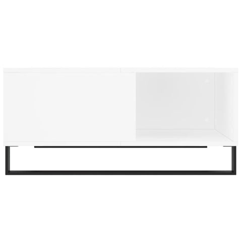 vidaXL Coffee Table White 80x80x36.5 cm Engineered Wood