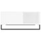 vidaXL Coffee Table White 80x80x36.5 cm Engineered Wood