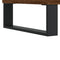 vidaXL Coffee Table Brown Oak 80x80x36.5 cm Engineered Wood