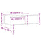 vidaXL Coffee Table White 90x50x36.5 cm Engineered Wood