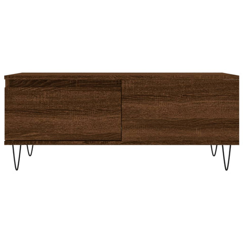 vidaXL Coffee Table Brown Oak 90x50x36.5 cm Engineered Wood