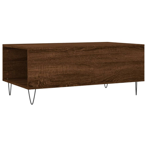 vidaXL Coffee Table Brown Oak 90x50x36.5 cm Engineered Wood