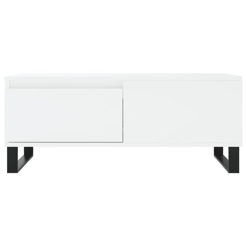 vidaXL Coffee Table White 90x50x36.5 cm Engineered Wood