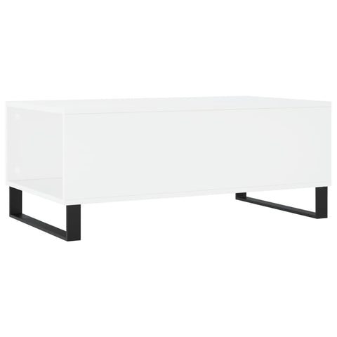 vidaXL Coffee Table White 90x50x36.5 cm Engineered Wood