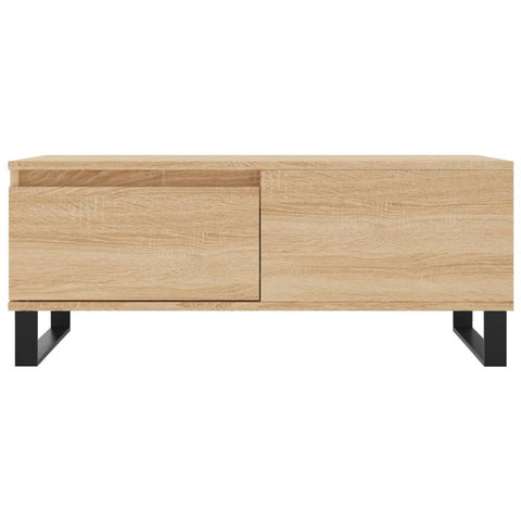 vidaXL Coffee Table Sonoma Oak 90x50x36.5 cm Engineered Wood