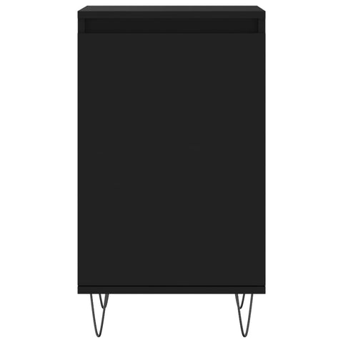 vidaXL Sideboards 2 pcs Black 40x35x70 cm Engineered Wood
