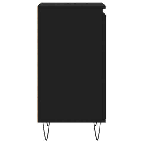 vidaXL Sideboards 2 pcs Black 40x35x70 cm Engineered Wood