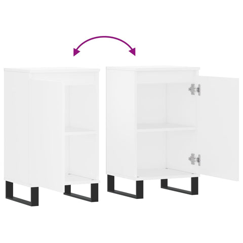 vidaXL Sideboard White 40x35x70 cm Engineered Wood