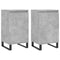 vidaXL Sideboards 2 pcs Concrete Grey 40x35x70 cm Engineered Wood
