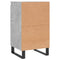 vidaXL Sideboards 2 pcs Concrete Grey 40x35x70 cm Engineered Wood