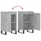 vidaXL Sideboards 2 pcs Concrete Grey 40x35x70 cm Engineered Wood