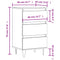 vidaXL Sideboard White 40x35x70 cm Engineered Wood