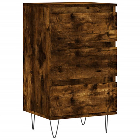 vidaXL Sideboard Smoked Oak 40x35x70 cm Engineered Wood