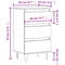 vidaXL Sideboard Grey Sonoma 40x35x70 cm Engineered Wood