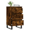 vidaXL Sideboard Smoked Oak 40x35x70 cm Engineered Wood