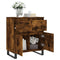 vidaXL Sideboard Smoked Oak 60x35x70 cm Engineered Wood