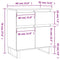 vidaXL Sideboard Grey Sonoma 60x35x70 cm Engineered Wood