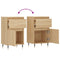 vidaXL Sideboard Sonoma Oak 40x35x70 cm Engineered Wood