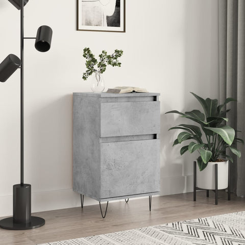 vidaXL Sideboard Concrete Grey 40x35x70 cm Engineered Wood