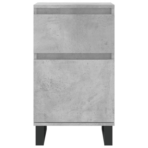 vidaXL Sideboards 2 pcs Concrete Grey 40x35x70 cm Engineered Wood