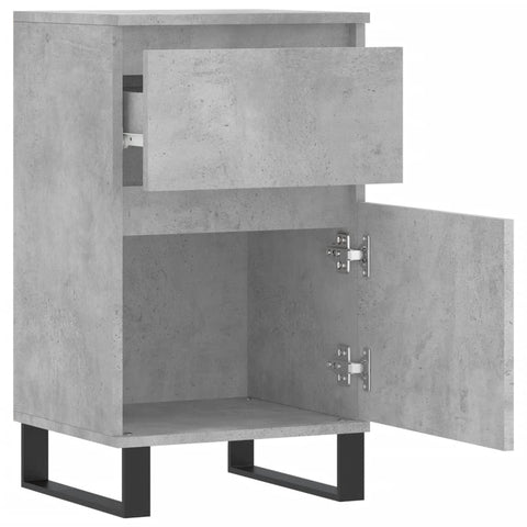 vidaXL Sideboards 2 pcs Concrete Grey 40x35x70 cm Engineered Wood