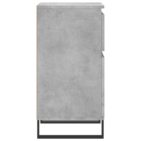 vidaXL Sideboards 2 pcs Concrete Grey 40x35x70 cm Engineered Wood