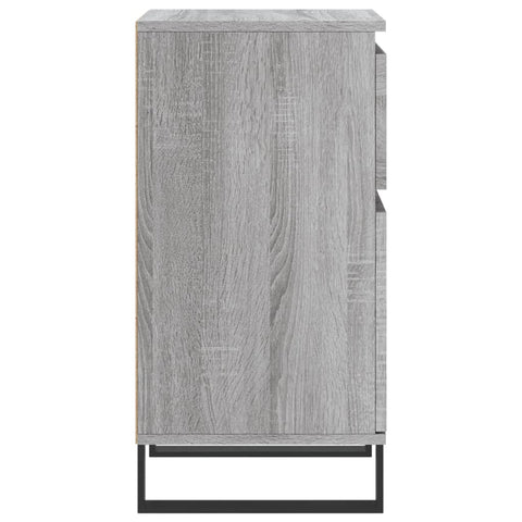 vidaXL Sideboards 2 pcs Grey Sonoma 40x35x70 cm Engineered Wood