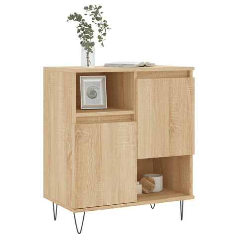 vidaXL Sideboard Sonoma Oak 60x35x70 cm Engineered Wood