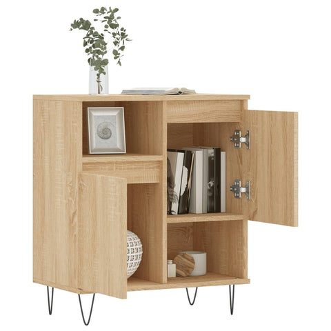 vidaXL Sideboard Sonoma Oak 60x35x70 cm Engineered Wood