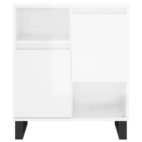 vidaXL Sideboard High Gloss White 60x35x70 cm Engineered Wood