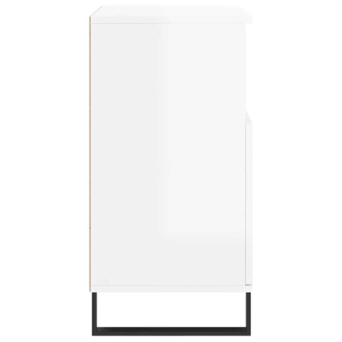 vidaXL Sideboard High Gloss White 60x35x70 cm Engineered Wood